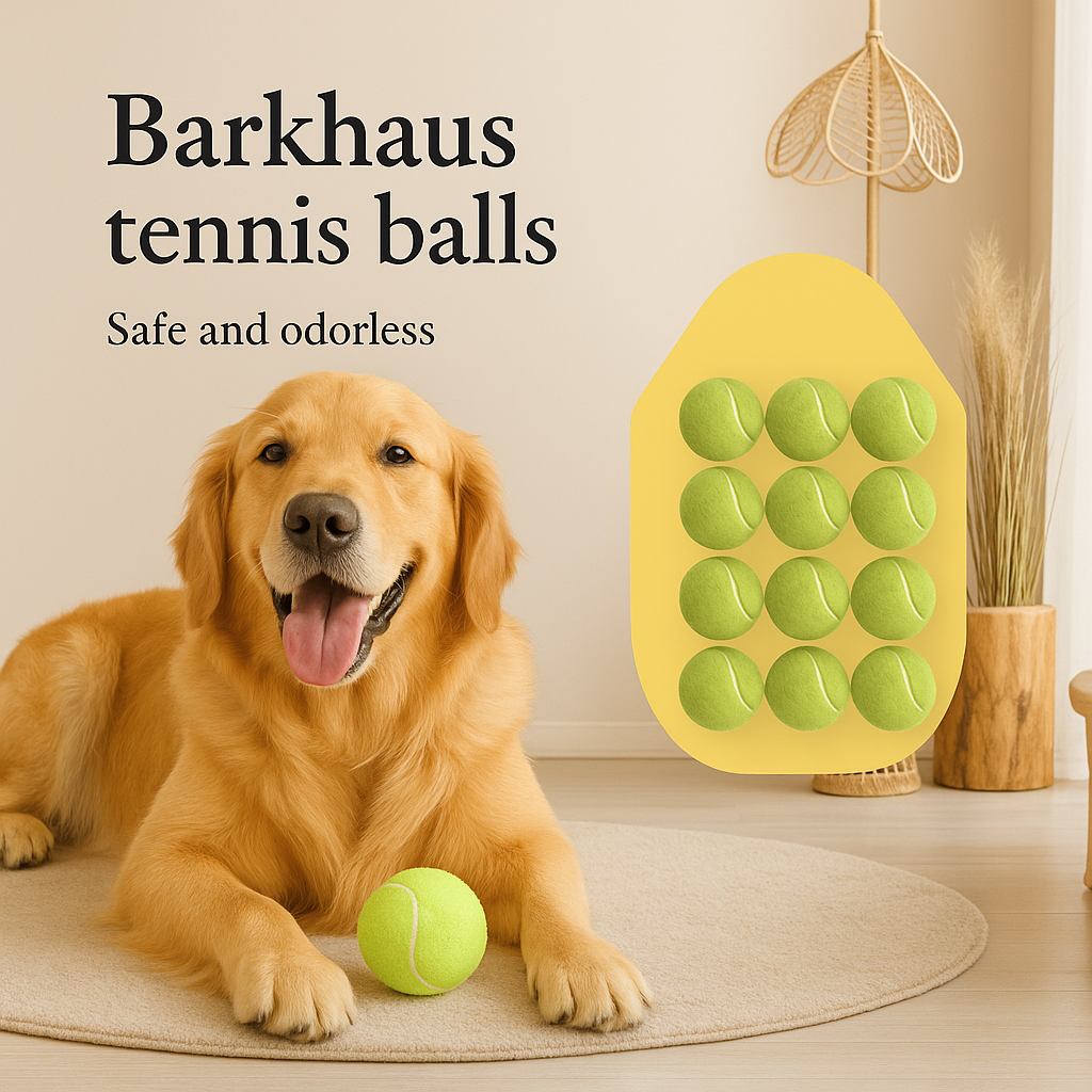 12 Barkhaus 2in Tennis Balls